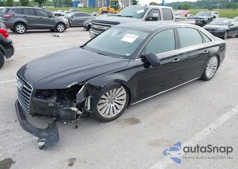 2015 Audi A8 L 4.0T из США, поврежденный, VIN WAU32AFD9FN009649